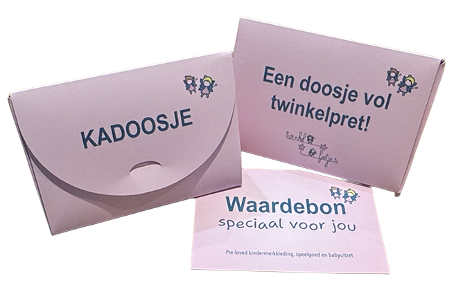 Twinkelfeetjes-kadoosje met waardebon: een doosje vol twinkelpret